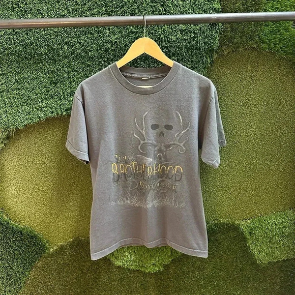Vintage The Brotherhood Bone Collector Deer T-shirt Medium - Picture 1 of 5